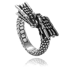 Titanium Heritage Dragon Ring