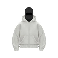 Fleece-lined Double Hooded Sweater