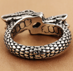 Titanium Heritage Dragon Ring