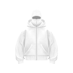 Fleece-lined Double Hooded Sweater